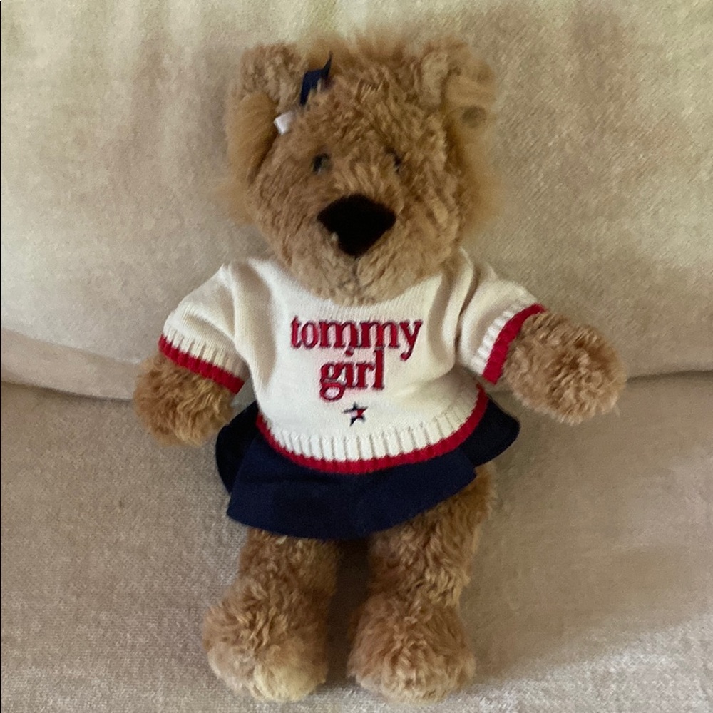 Tommy Hilfiger Bear with White and Navy Outfit from the 90s